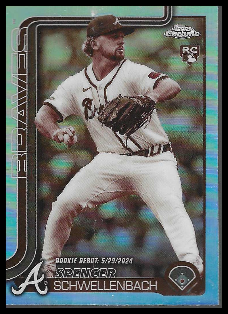 2025 Topps Chrome Update Sepia Refractors #USC132 Spencer Schwellenbach - Veteran Sports Cards FL
