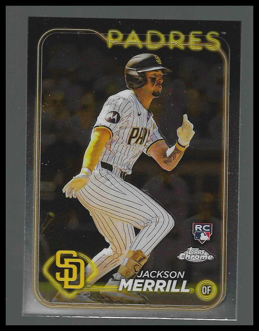 2024 Topps Chrome #207 Jackson Merrill Rookie - Veteran Sports Cards FL
