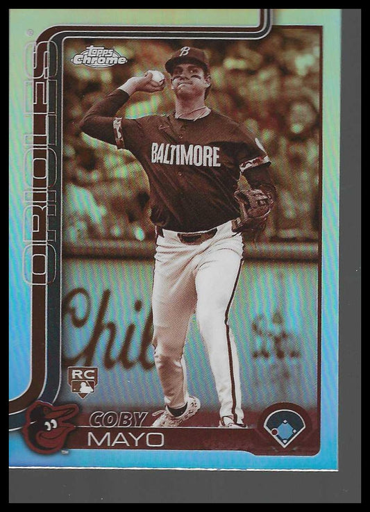 2025 Topps Chrome Sepia Refractors #120 Coby Mayo Rookie - Veteran Sports Cards FL