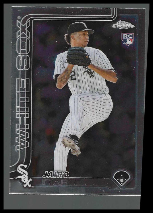 2025 Topps Chrome #145 Jairo Iriarte Rookie - Veteran Sports Cards FL
