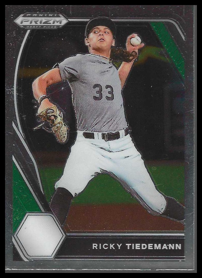 2021 Panini Prizm Draft Picks #PDP91 Ricky Tiedemann - Veteran Sports Cards FL