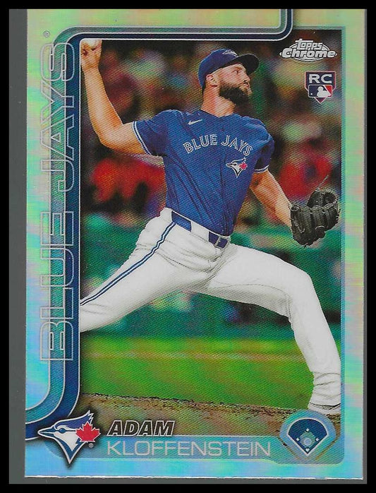 2025 Topps Chrome Refractors #47 Adam Kloffenstein Rookie - Veteran Sports Cards FL
