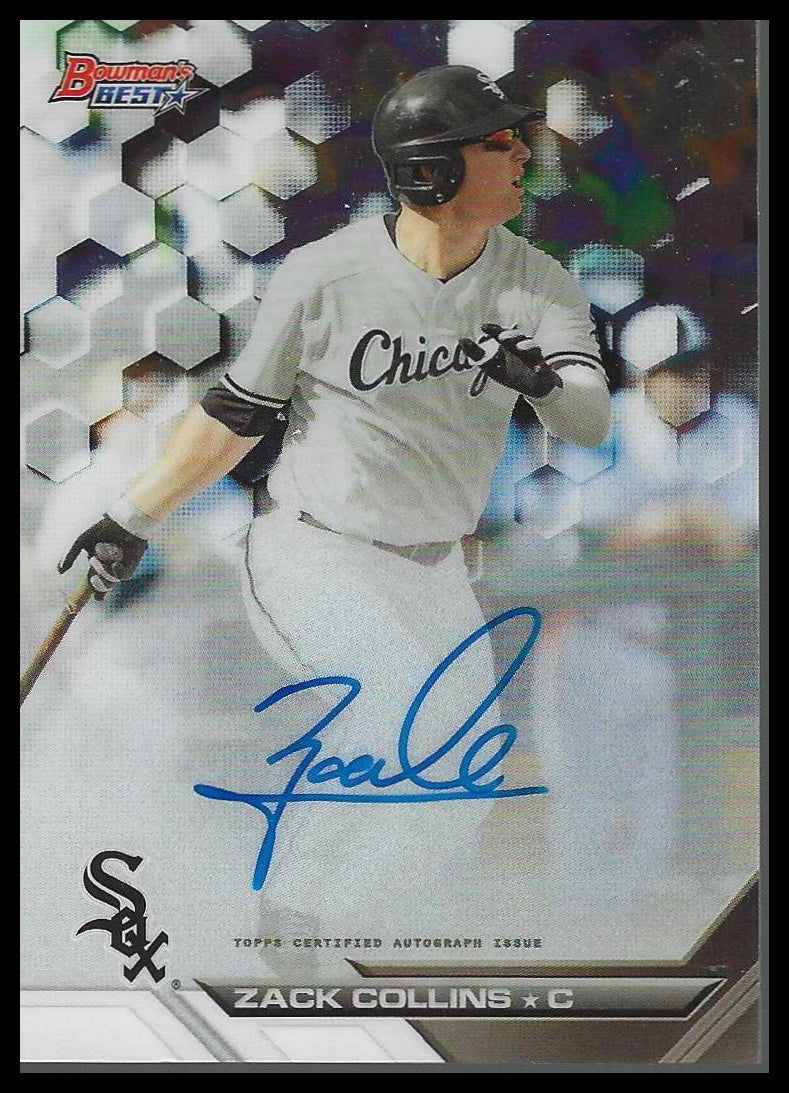 2016 Bowman's Best Best of 2016 Autographs #B16-ZC Zack Collins - Veteran Sports Cards FL