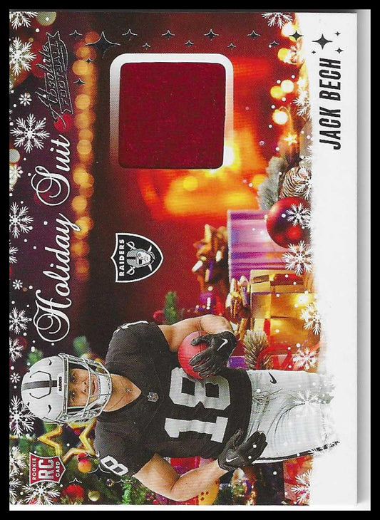 2025 Panini Absolute Holiday Suit #HS-JBH Jack Bech - Veteran Sports Cards FL