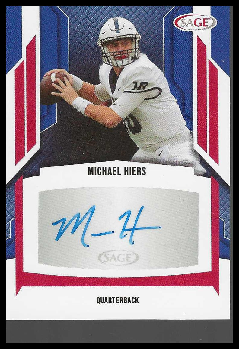 2024 SAGE HIT Autographs Red (Low Series) #A-MH Michael Hiers - Veteran Sports Cards FL