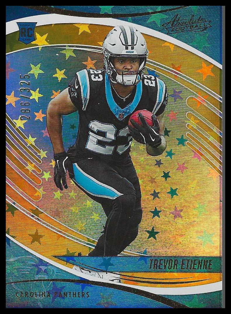 2025 Panini Absolute Gold Stars #189 Trevor Etienne Rookie #286/325 - Veteran Sports Cards FL