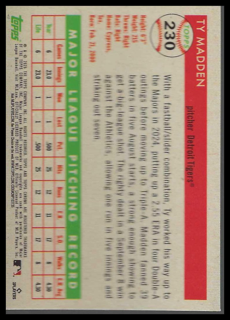 2025 Topps Chrome Platinum #230 Ty Madden Rookie RC - Veteran Sports Cards FL