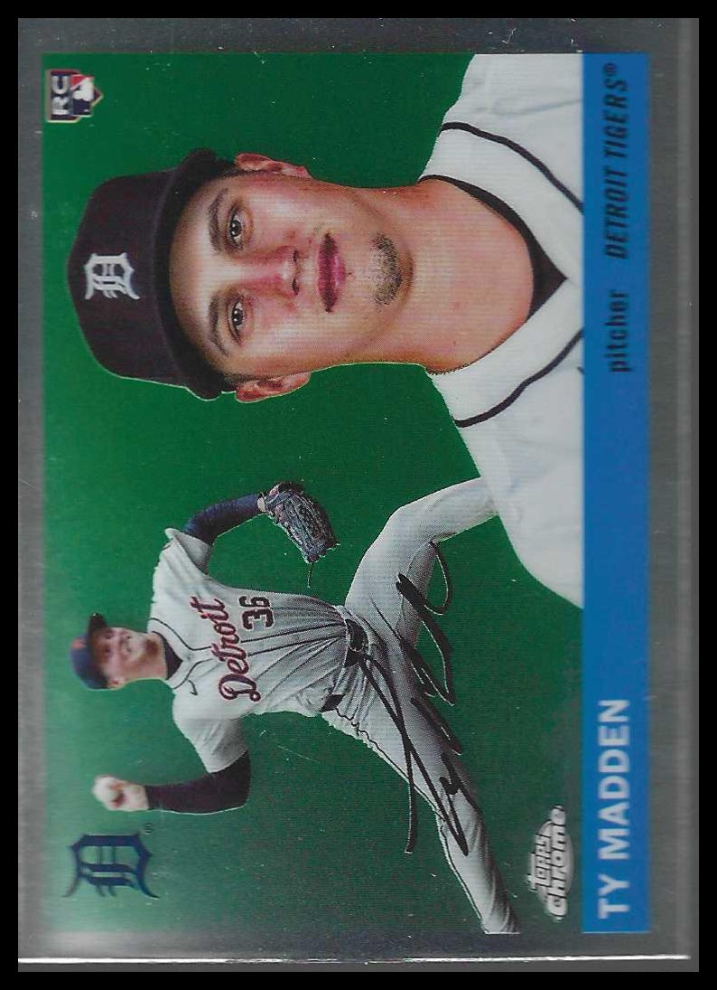 2025 Topps Chrome Platinum #230 Ty Madden Rookie RC - Veteran Sports Cards FL