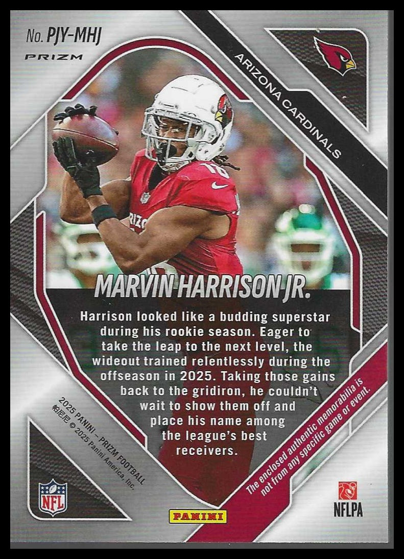 2025 Panini Prizm Green Pulsar #PJY-MHJ Marvin Harrison Jr. - Veteran Sports Cards FL