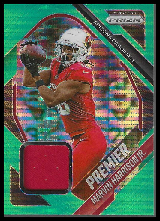 2025 Panini Prizm Green Pulsar #PJY-MHJ Marvin Harrison Jr. - Veteran Sports Cards FL