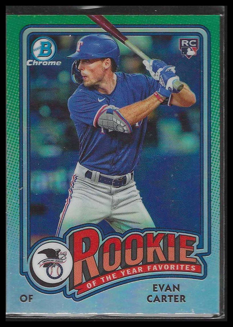 2024 Bowman Rookie of the Year Favorites #ROY-12 Evan Carter - Veteran Sports Cards FL