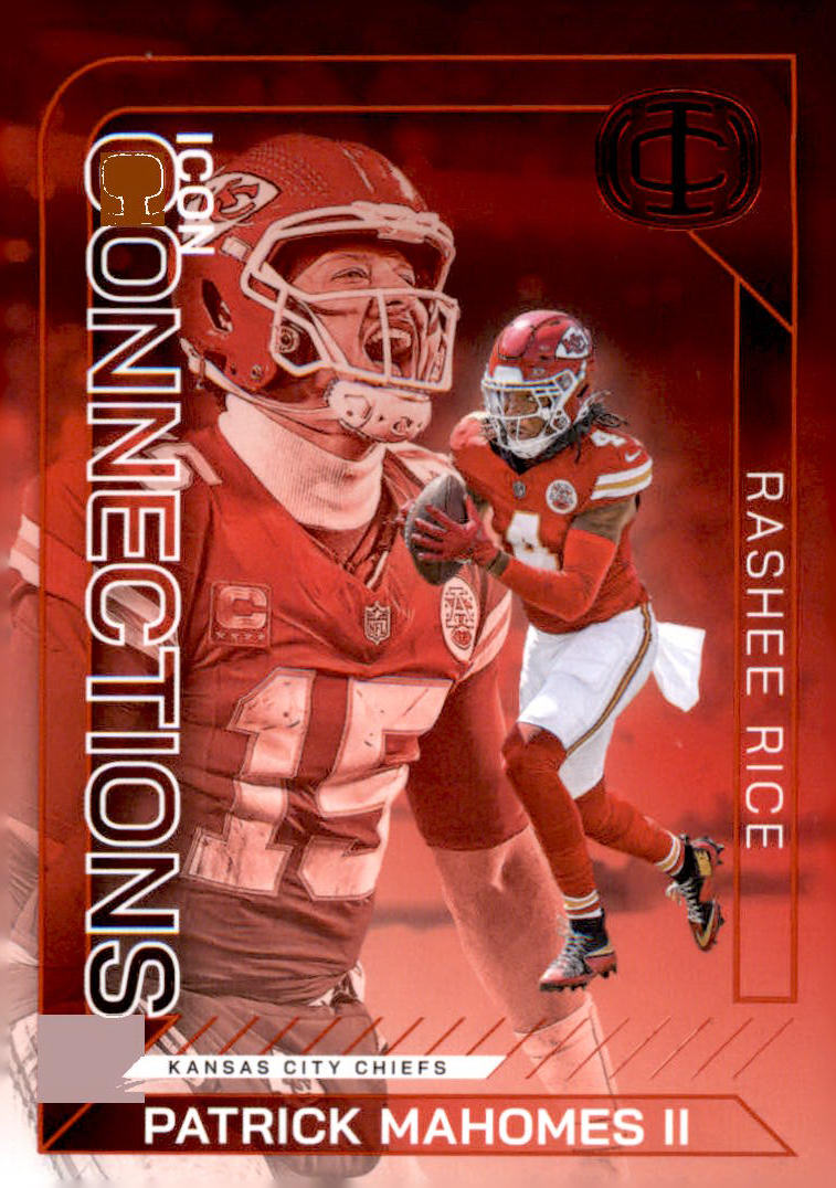 2025 Mahomes Icon Collection  Icon #IC6 Patrick Mahomes II Rashee Rice - Veteran Sports Cards FL