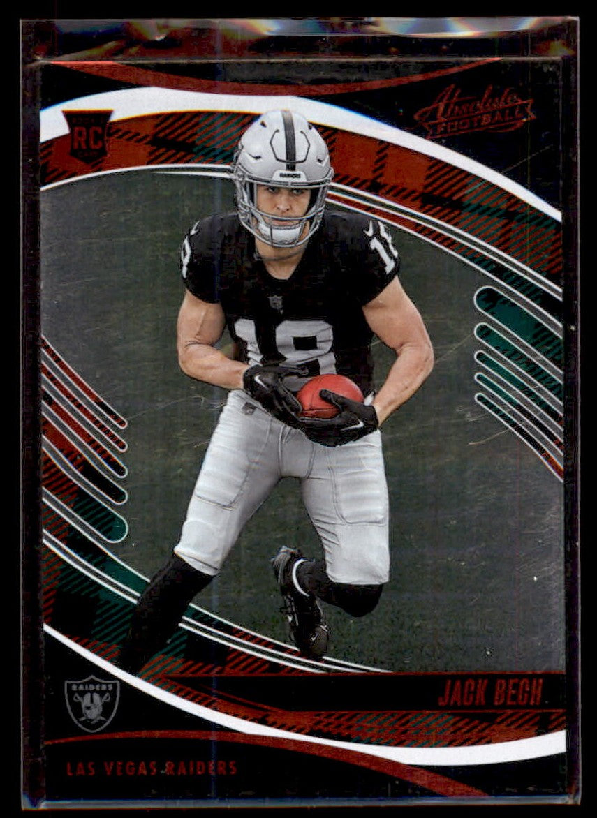 2025 Panini Absolute Red & Green Plaid #128 Jack Bech Rookie RC - Veteran Sports Cards FL