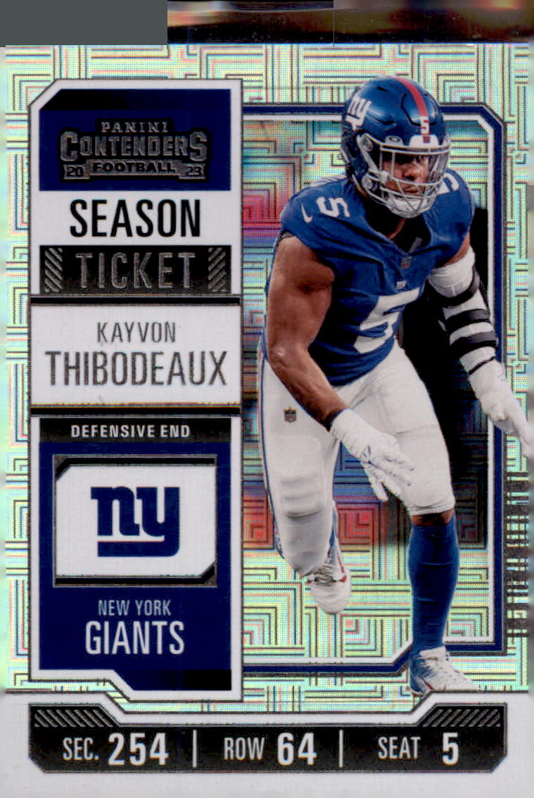2023 Panini Contenders Season Ticket #76 Kayvon Thibodeaux - Veteran Sports Cards FL