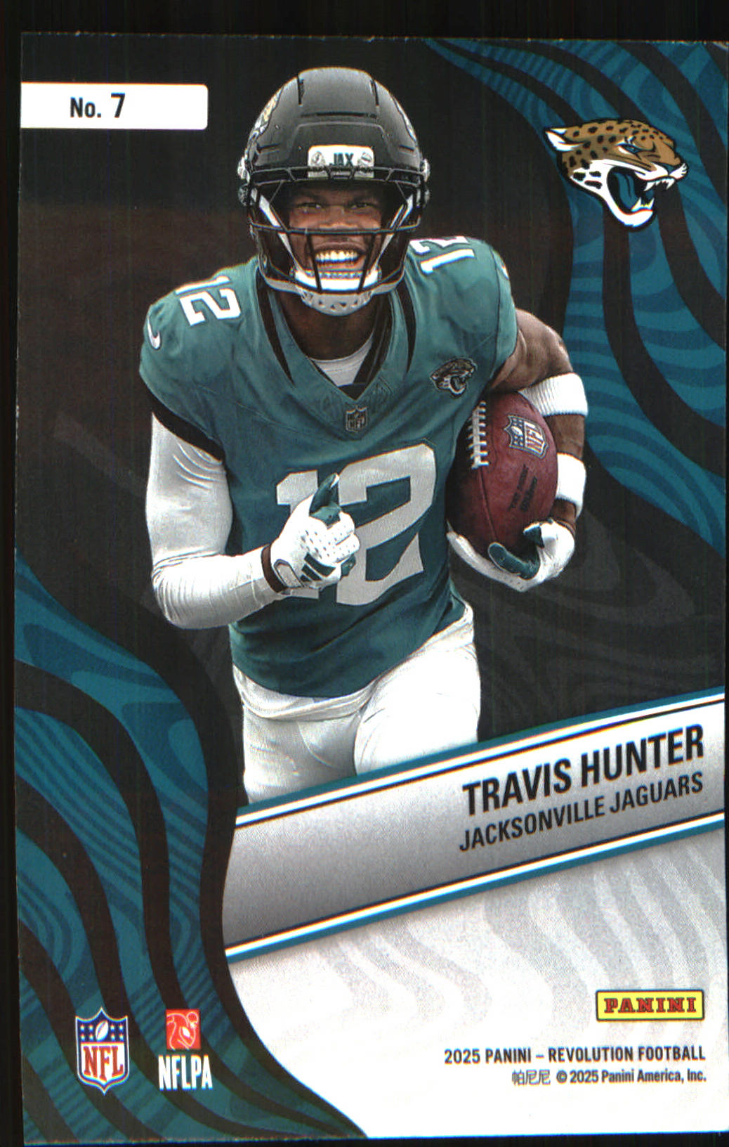 2025 Panini Revolution New Wave #7 Travis Hunter - Veteran Sports Cards FL
