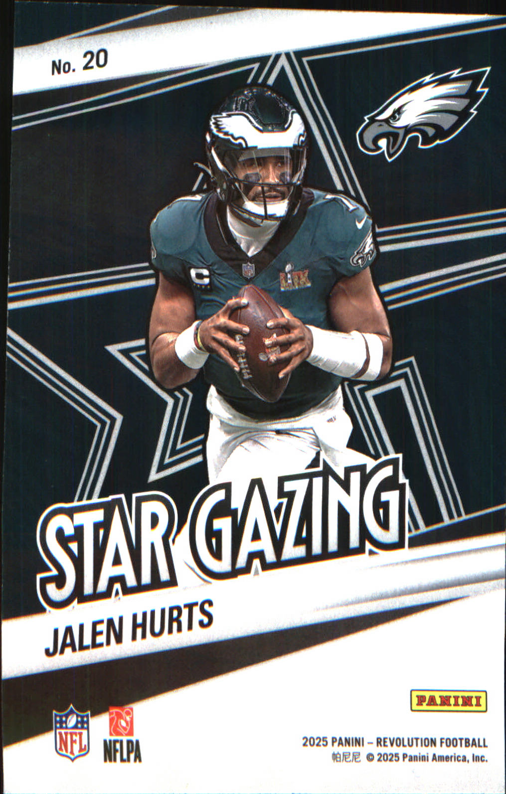 2025 Panini Revolution Star Gazing #20 Jalen Hurts - Veteran Sports Cards FL