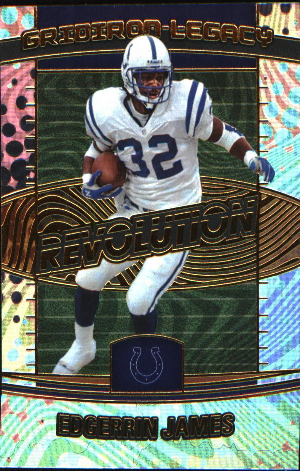 2025 Panini Revolution Gridiron Legacy #13 Edgerrin James - Veteran Sports Cards FL