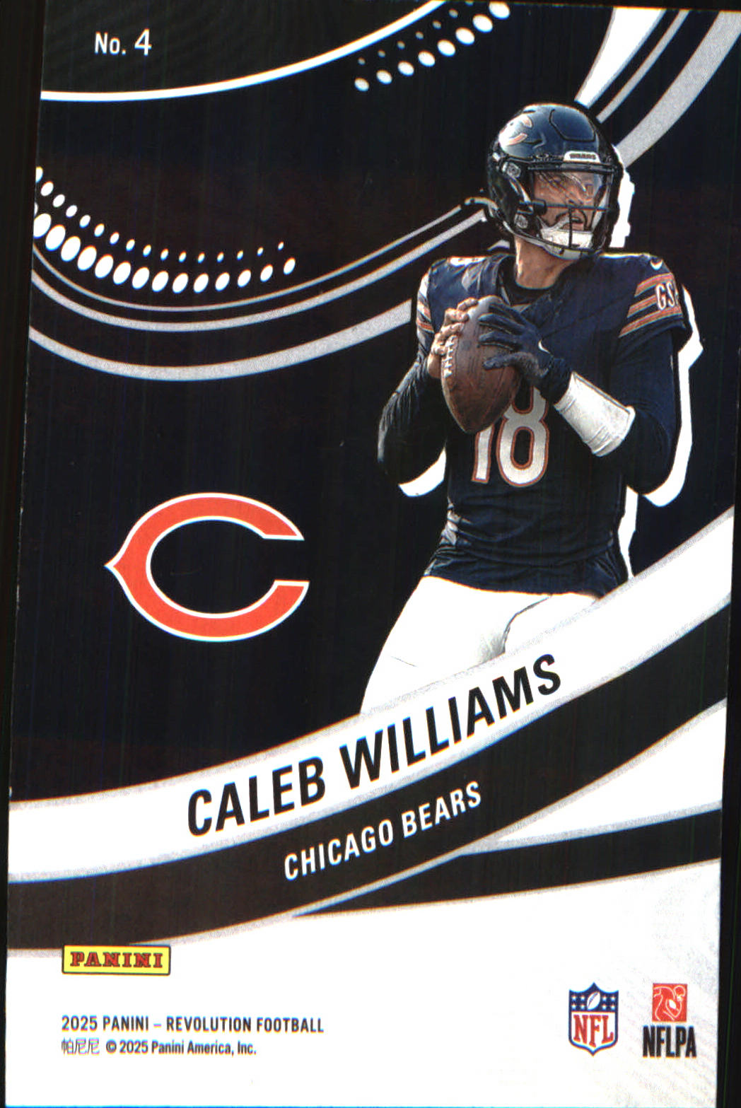2025 Panini Revolution Futures #4 Caleb Williams - Veteran Sports Cards FL