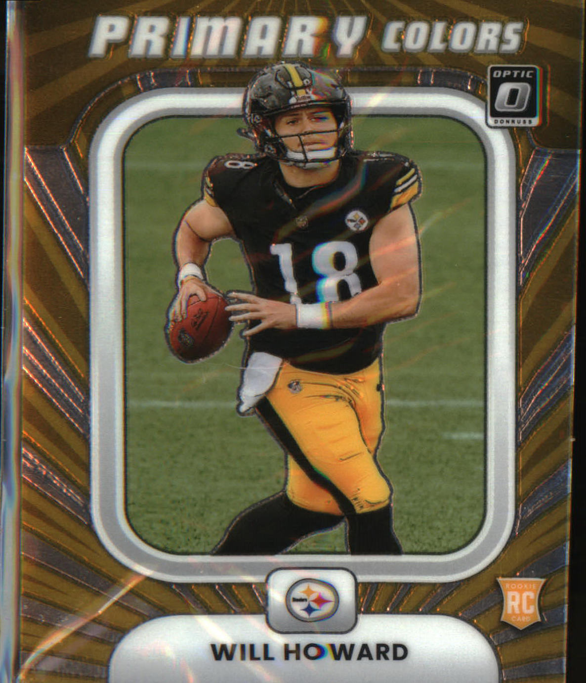 2025 Donruss Optic Rookie Primary Colors #13 Will Howard - Veteran Sports Cards FL