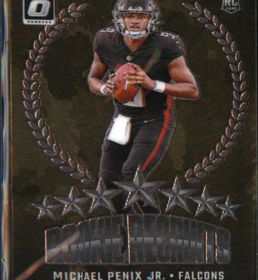2024 Donruss Optic Rookie Recruits #10 Michael Penix Jr. - Veteran Sports Cards FL