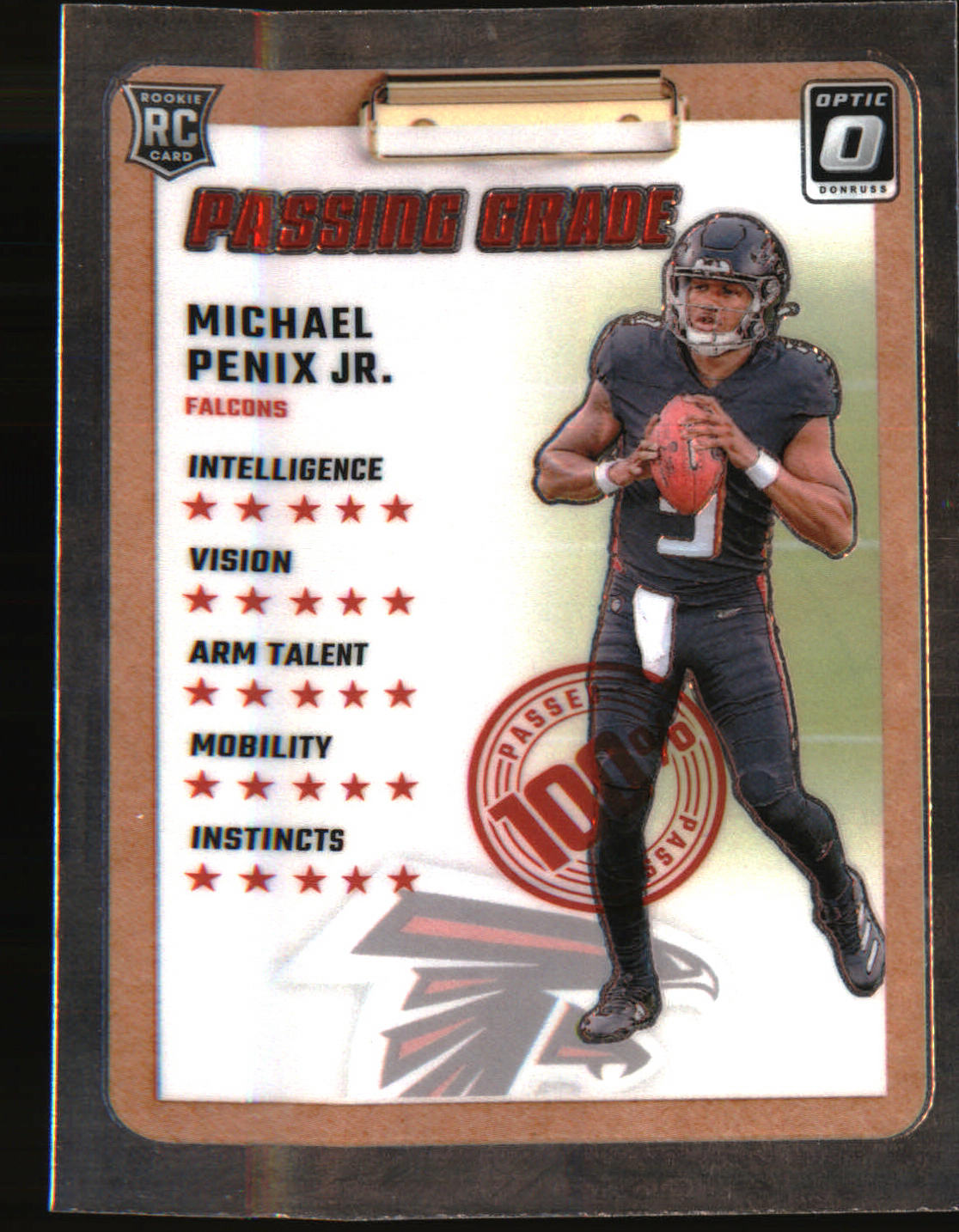 2024 Donruss Optic Passing Grade #5 Michael Penix Jr. - Veteran Sports Cards FL