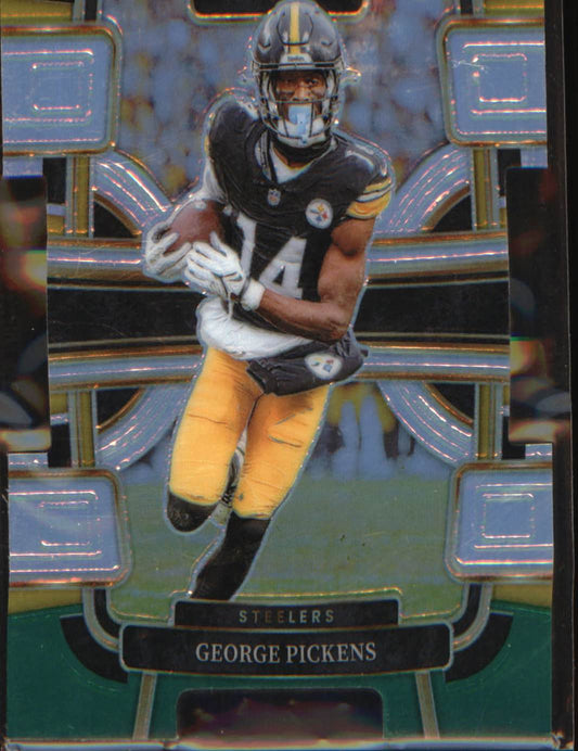2023 Panini Select Black and Green Prizms Die Cuts #83 George Pickens Concourse - Veteran Sports Cards FL