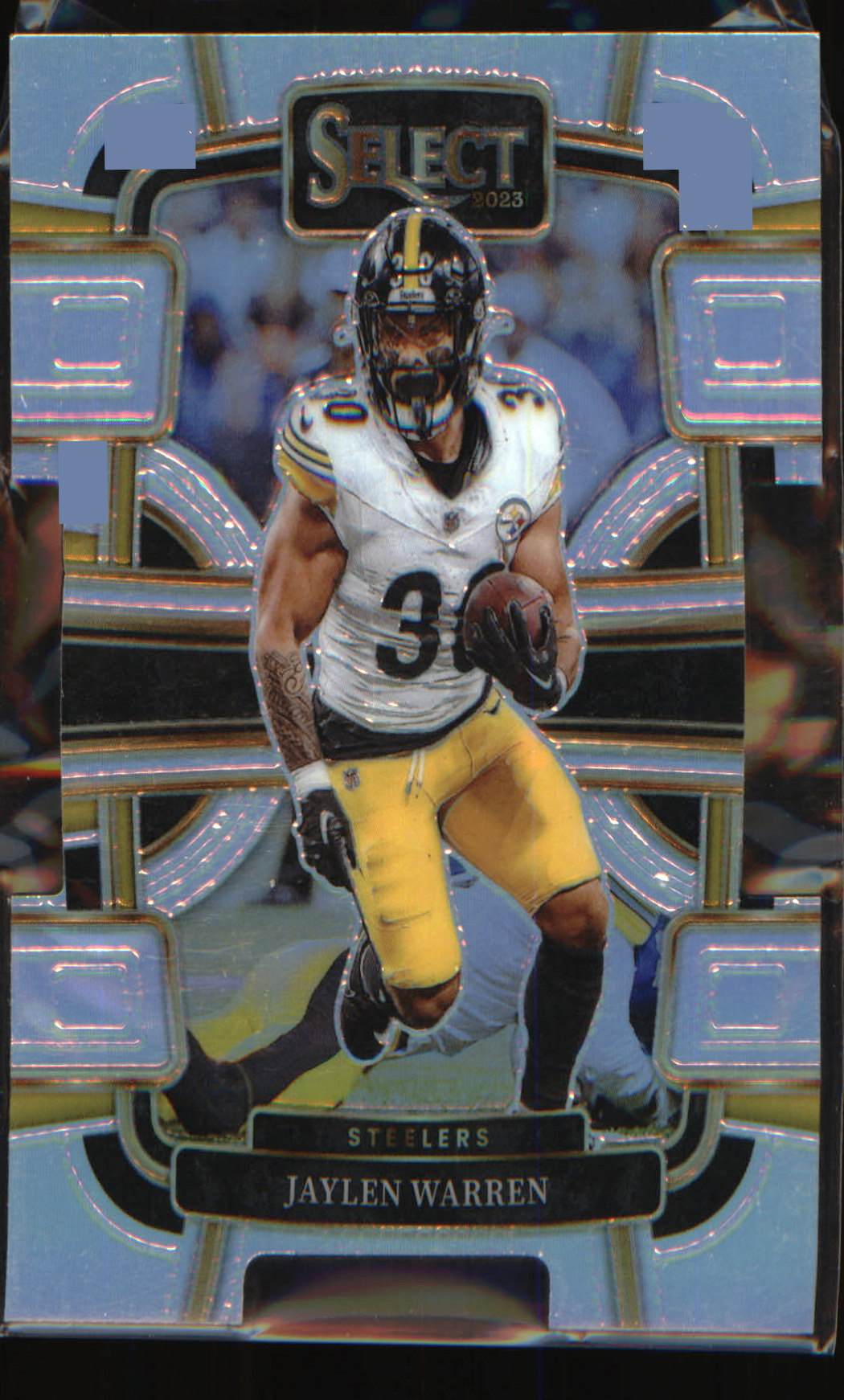 2023 Panini Select Silver Prizms Die Cuts #82 Jaylen Warren - Veteran Sports Cards FL