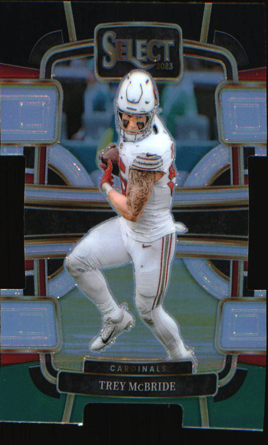 2023 Panini Select Black and Green Prizms Die Cuts #1 Trey McBride - Veteran Sports Cards FL