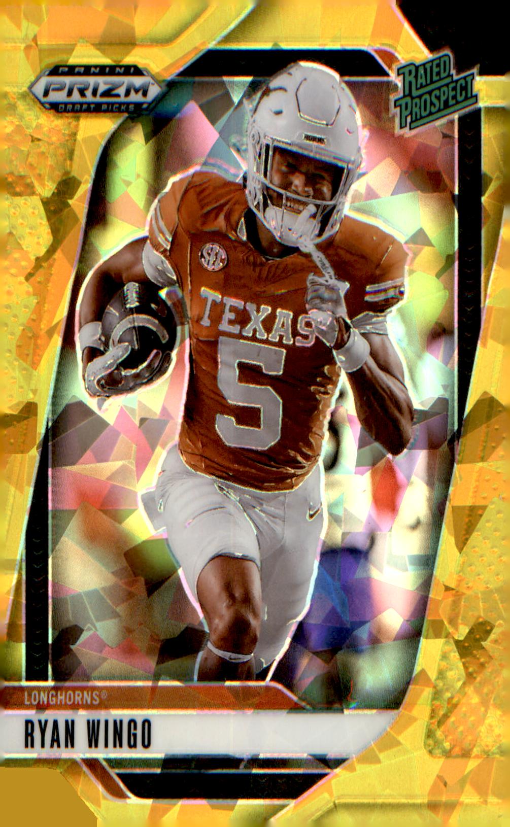 2025 Panini Prizm Draft Picks Prizms Gold Ice #1 Ryan Wingo - Veteran Sports Cards FL
