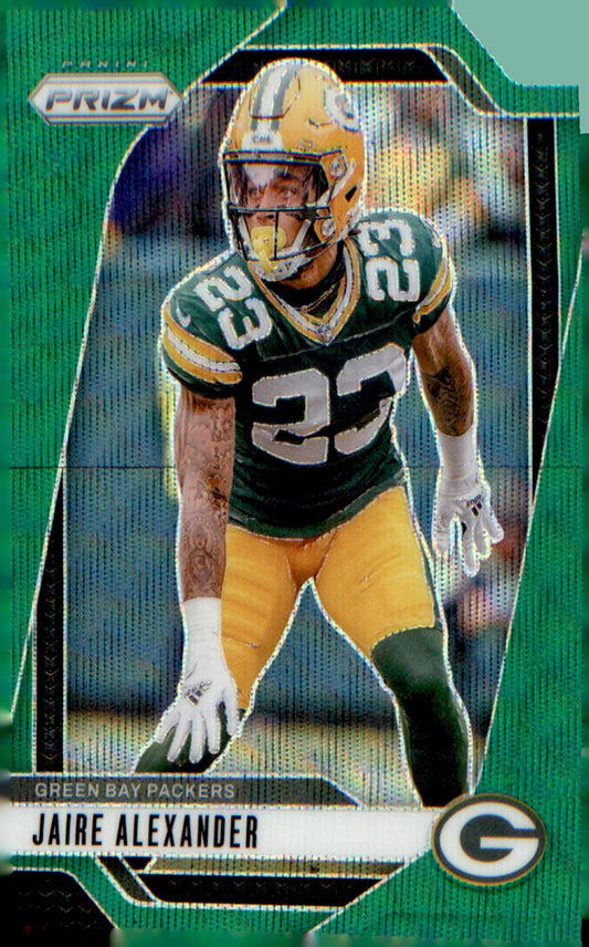 2024 Panini Prizm Green Wave #106 Jaire Alexander - Veteran Sports Cards FL