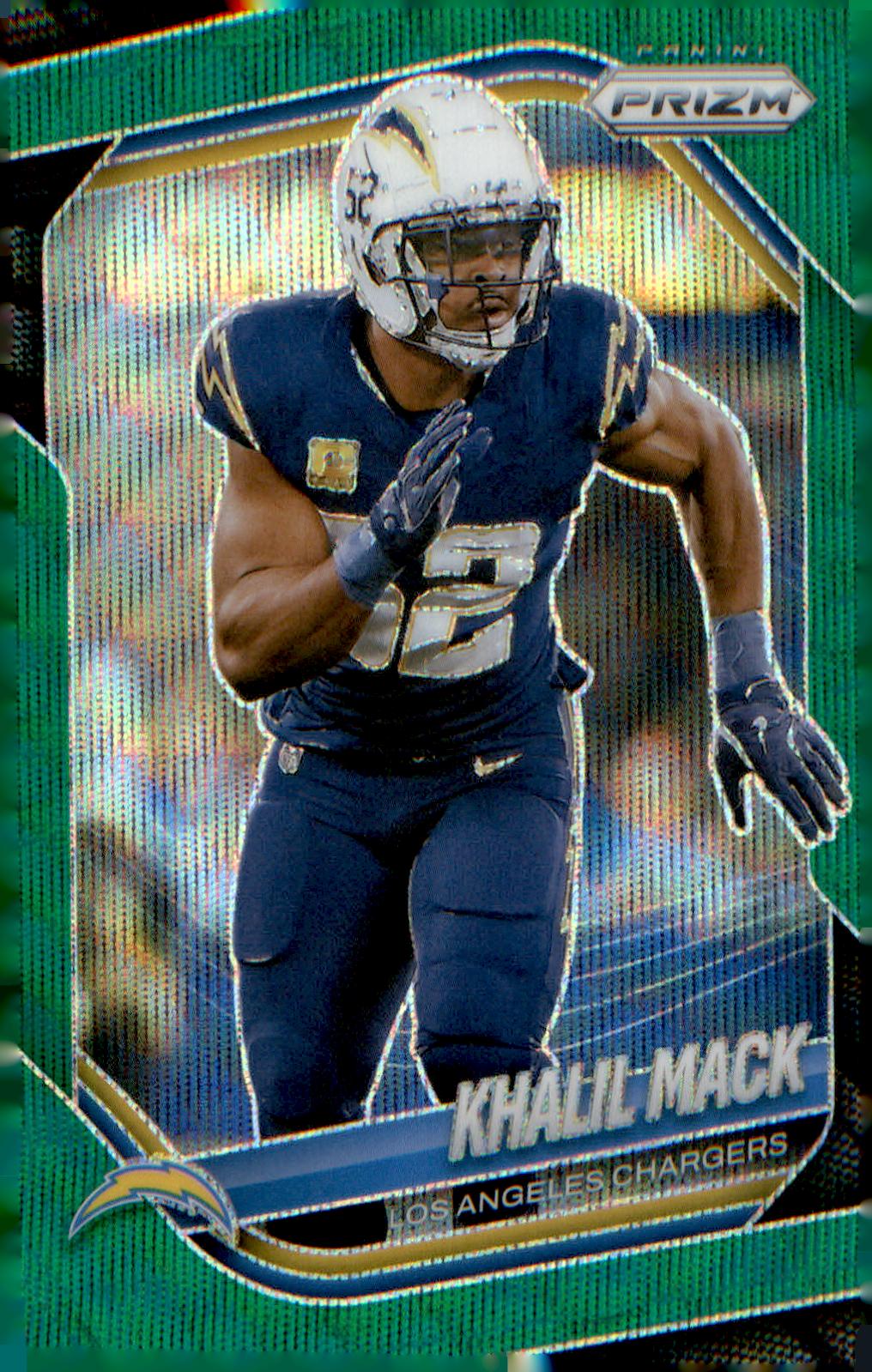 2025 Panini Prizm Green Wave #161 Khalil Mack - Veteran Sports Cards FL