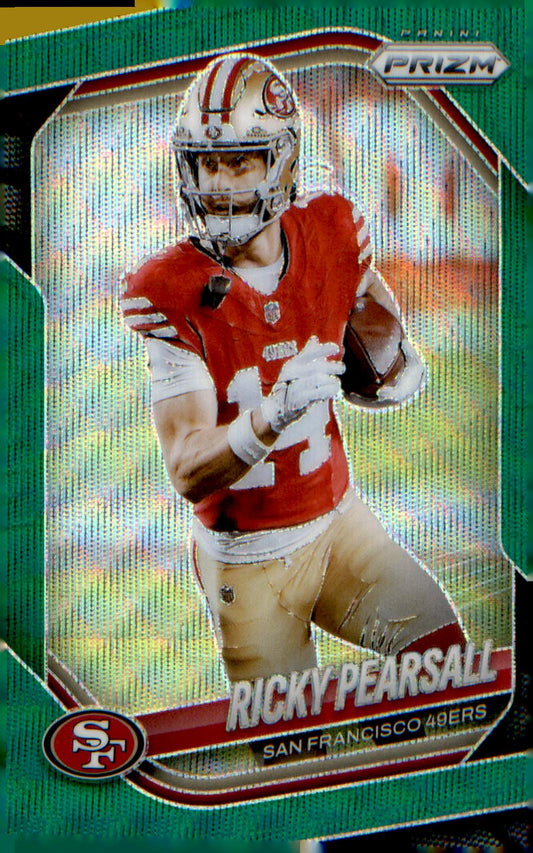 2025 Panini Prizm Green Wave #99 Ricky Pearsall - Veteran Sports Cards FL