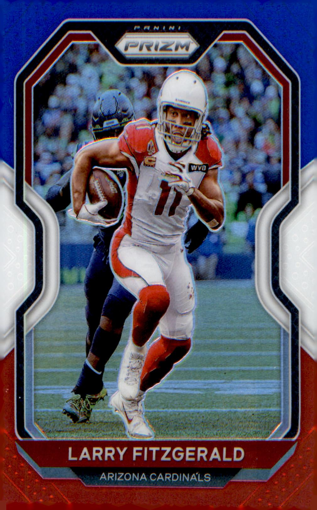2020 Panini Prizm Prizm Red White and Blue #263 Larry Fitzgerald - Veteran Sports Cards FL