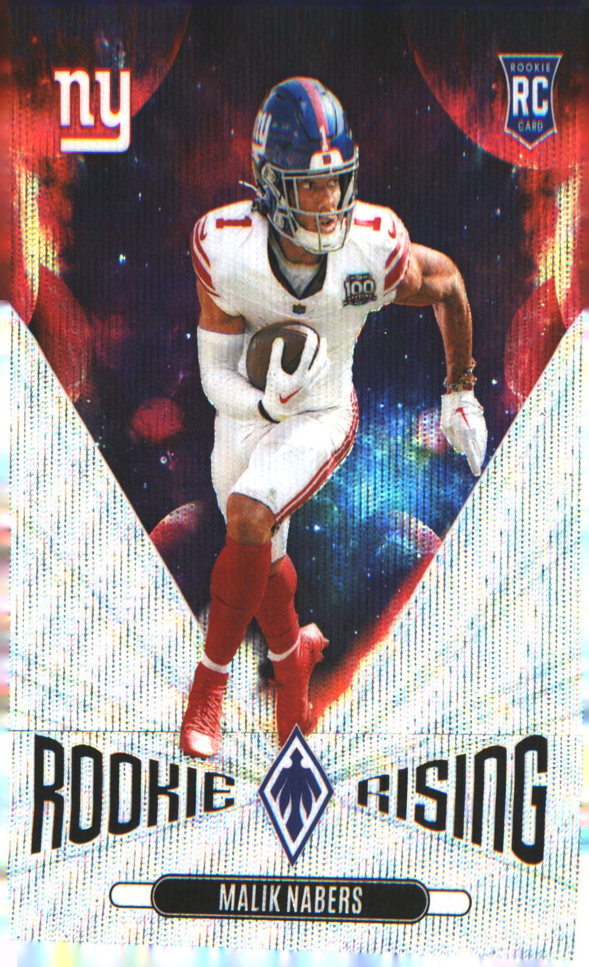 2024 Panini Phoenix Rookie Rising Wave #RR-MNS Malik Nabers - Veteran Sports Cards FL