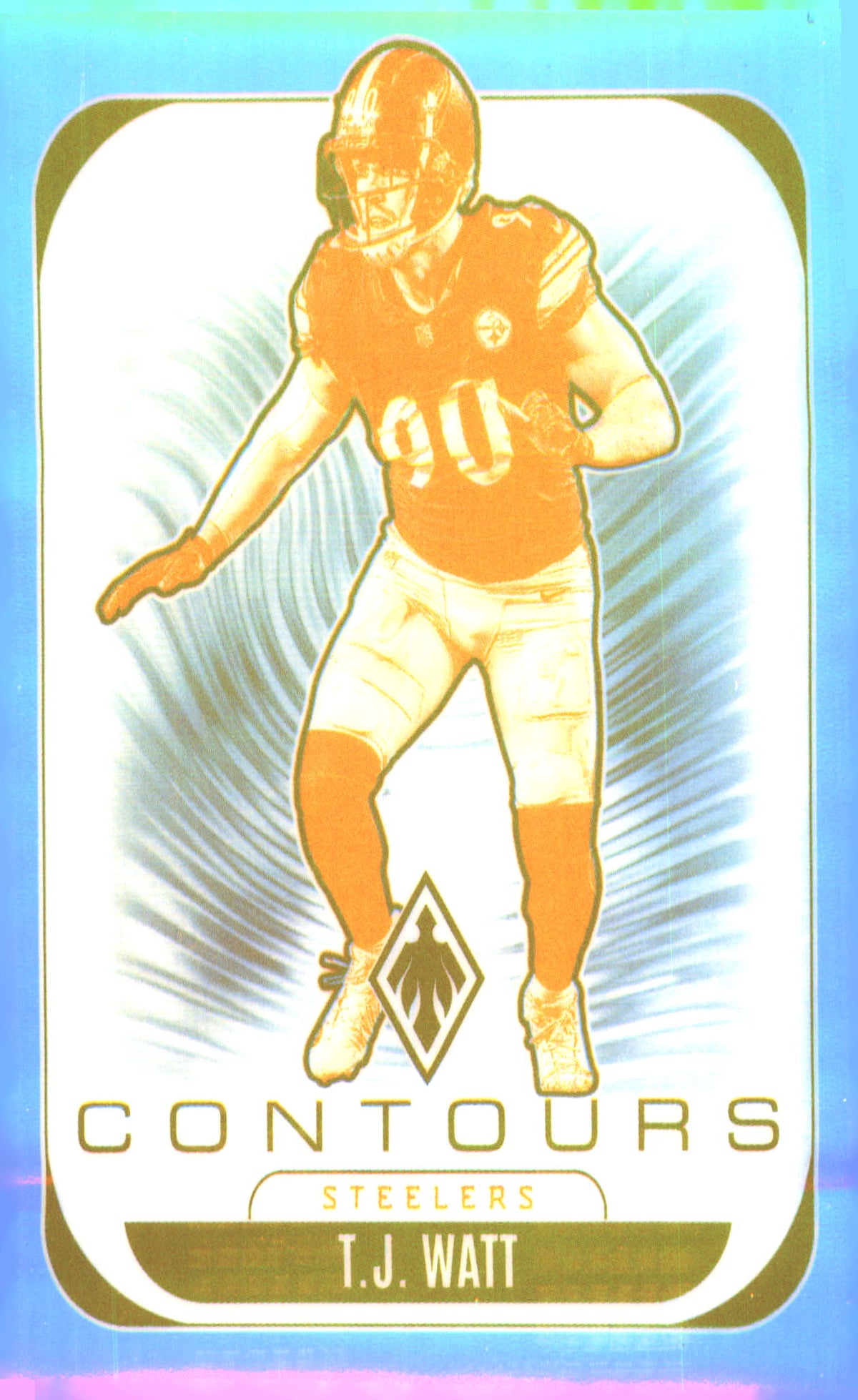 2025 Panini Phoenix Contours #27 T.J. Watt - Veteran Sports Cards FL