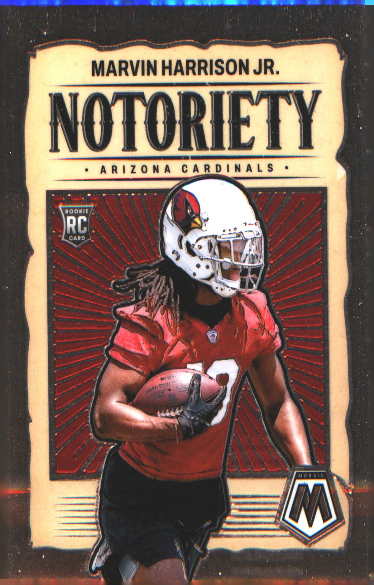 2024 Panini Mosaic Notoriety #22 Marvin Harrison Jr. - Veteran Sports Cards FL