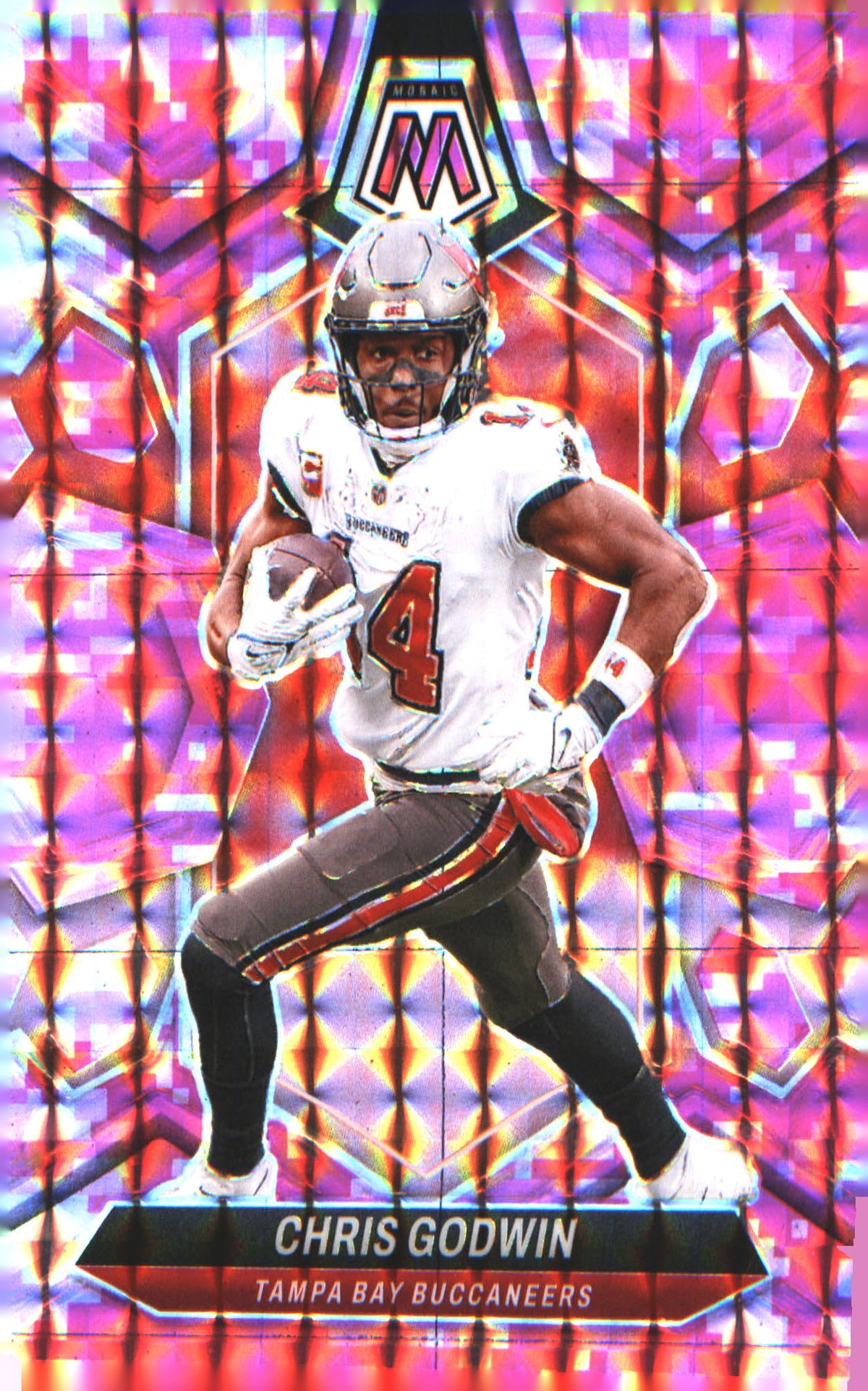 2024 Panini Mosaic Mosaic Camo Pink #207 Chris Godwin - Veteran Sports Cards FL