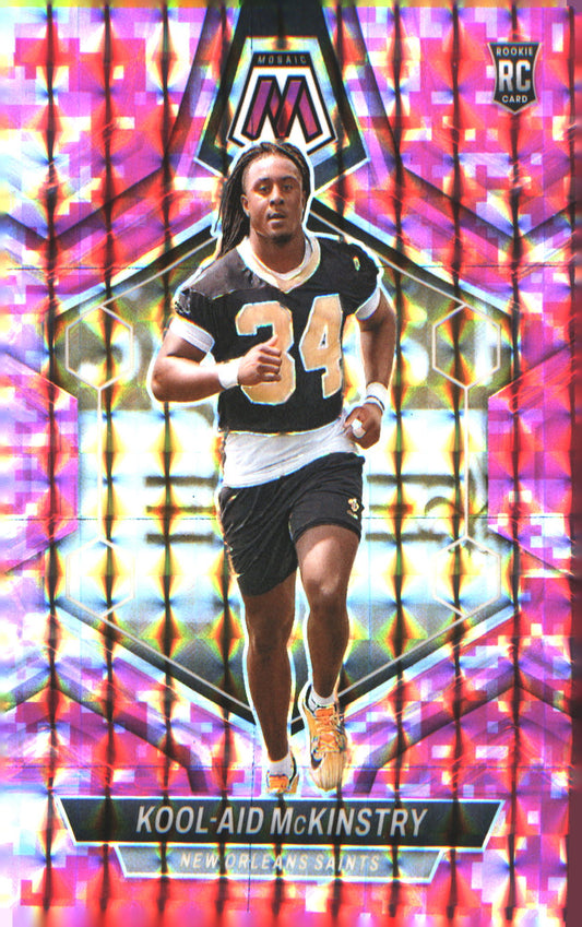 2024 Panini Mosaic Mosaic Camo Pink #341 Kool-Aid McKinstry - Veteran Sports Cards FL