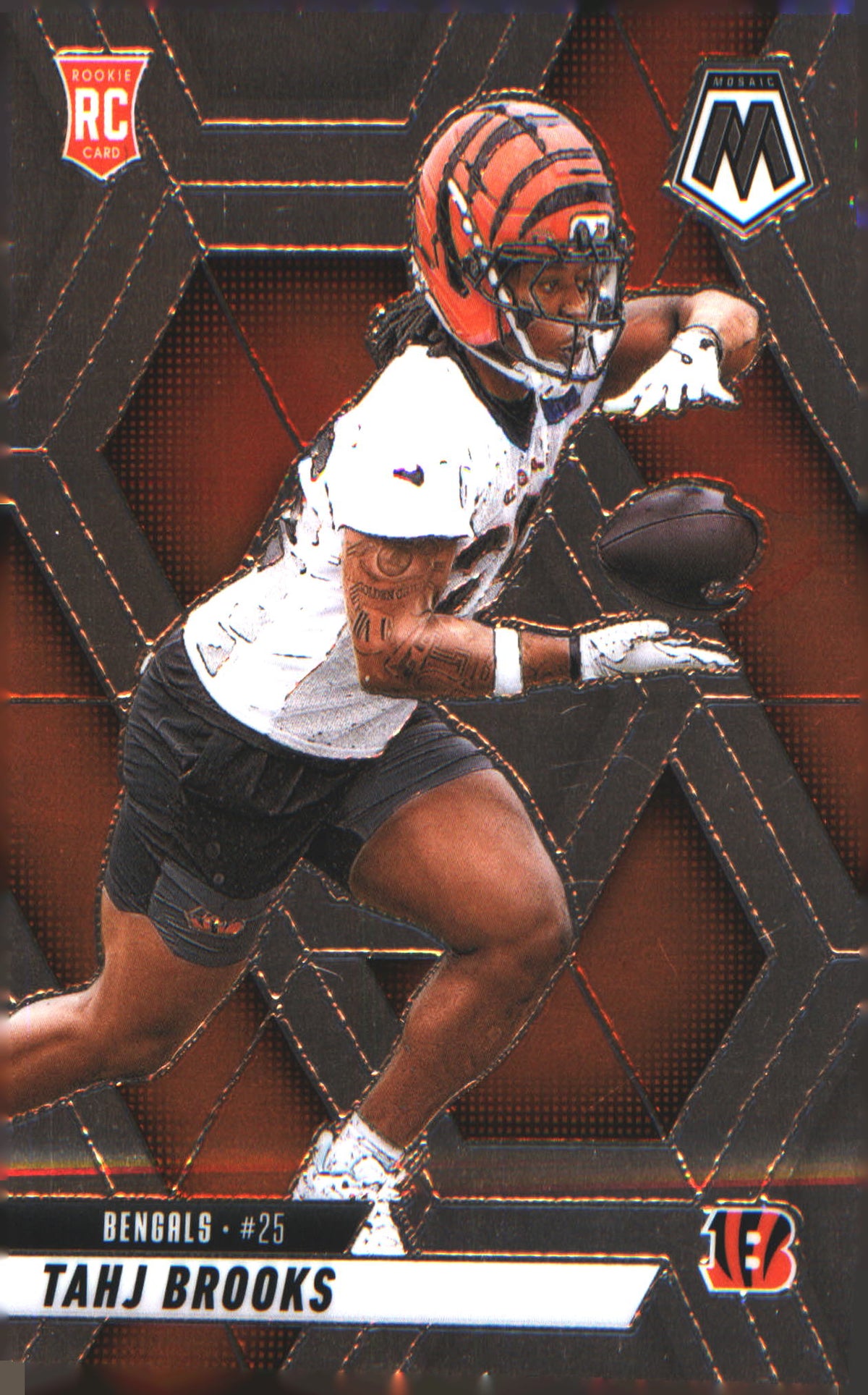 2025 Panini Mosaic #400 Tahj Brooks Rookie RC - Veteran Sports Cards FL