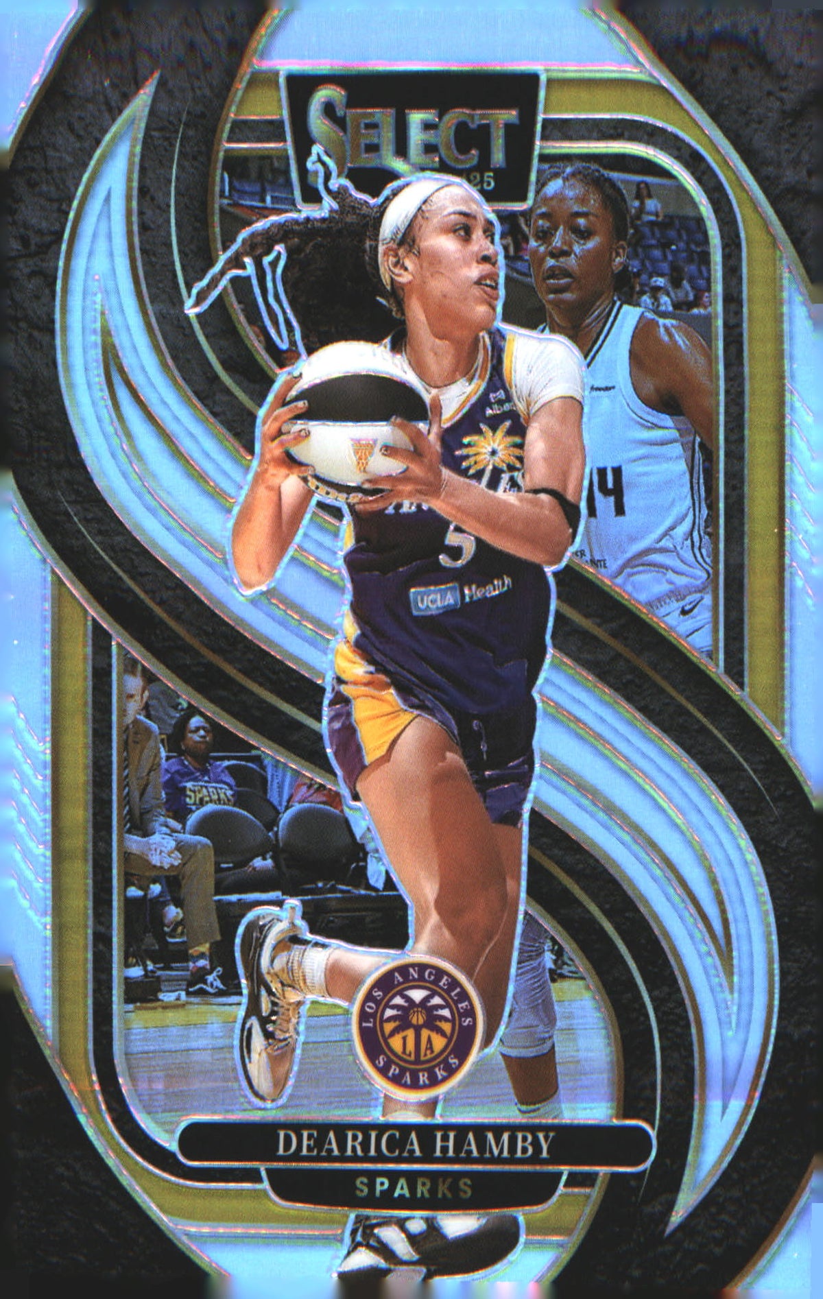 2025 Panini Select WNBA Silver Prizms #151 Dearica Hamby - Veteran Sports Cards FL