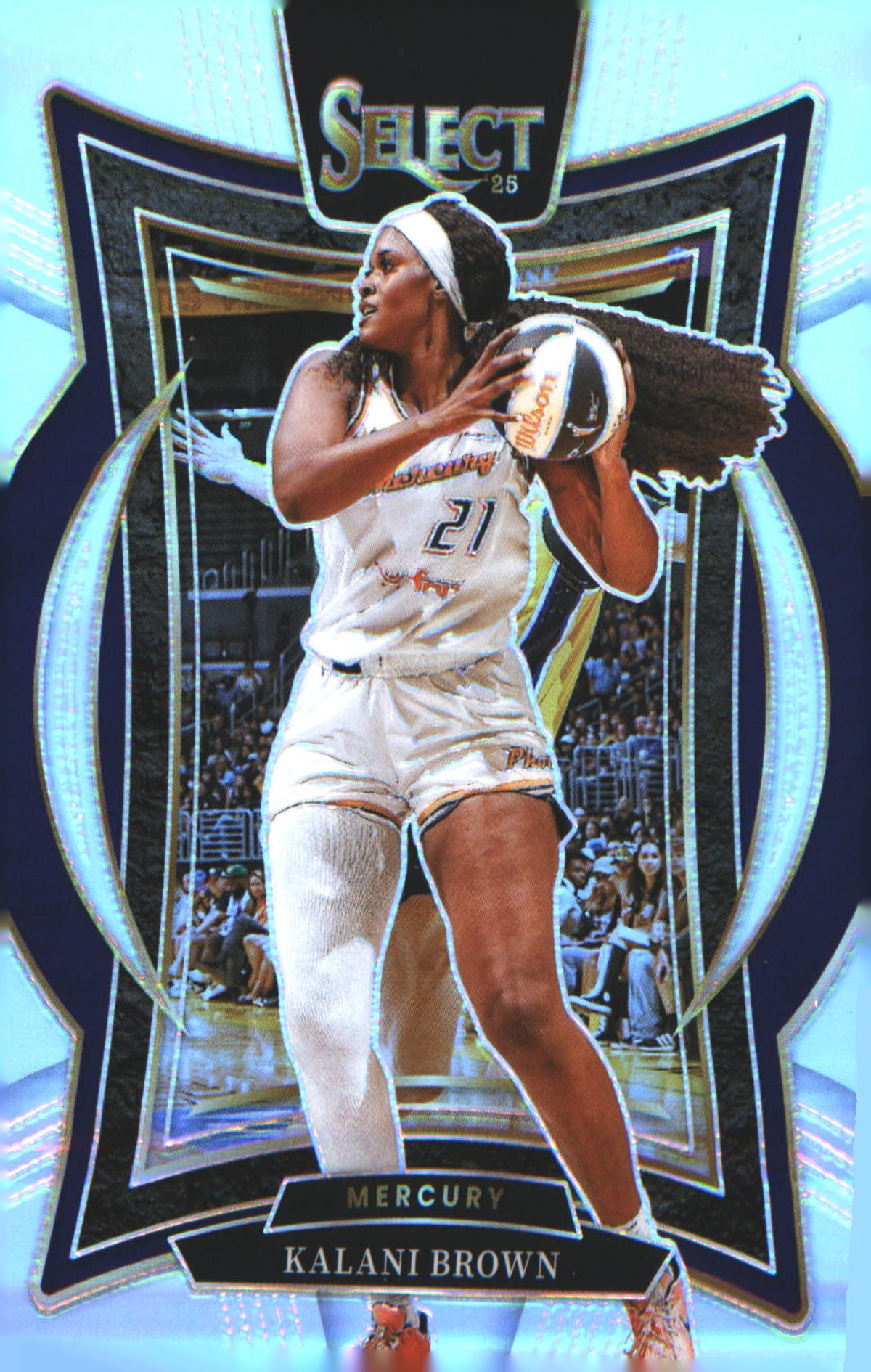 2025 Panini Select WNBA Silver Prizms #14 Kalani Brown - Veteran Sports Cards FL