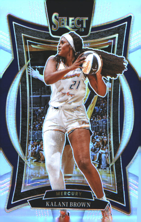 2025 Panini Select WNBA Silver Prizms #14 Kalani Brown - Veteran Sports Cards FL