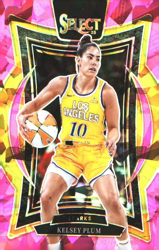 2025 Panini Select WNBA Pink Ice Prizms #31 Kelsey Plum - Veteran Sports Cards FL