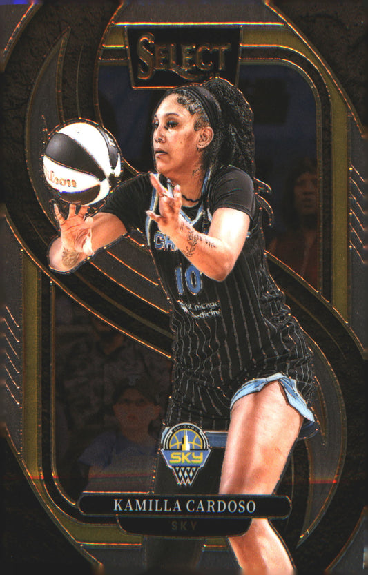 2025 Panini Select WNBA Premier Level #180 Kamilla Cardoso - Veteran Sports Cards FL