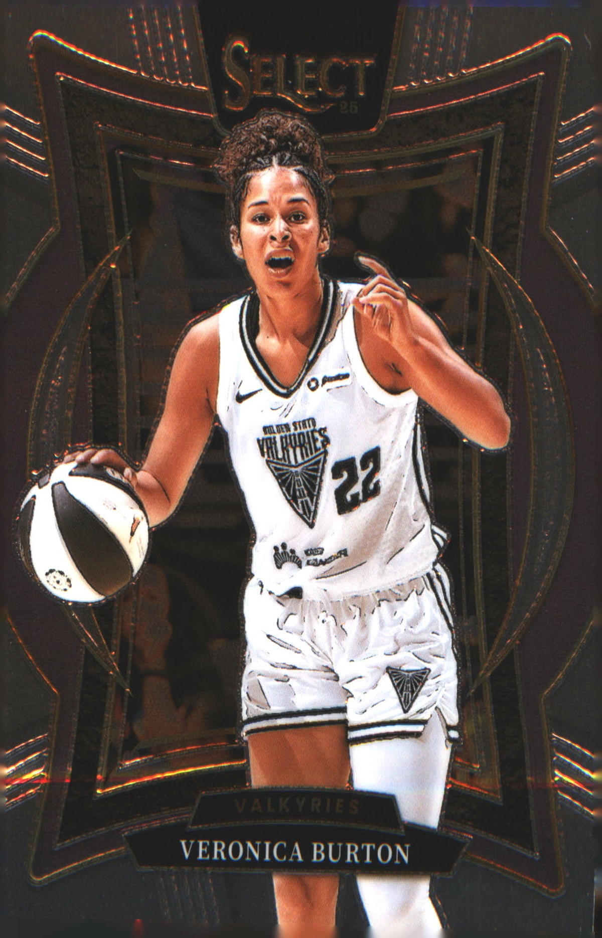 2025 Panini Select WNBA #90 Veronica Burton - Veteran Sports Cards FL