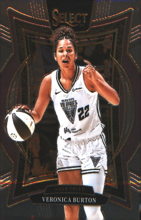 2025 Panini Select WNBA #90 Veronica Burton - Veteran Sports Cards FL