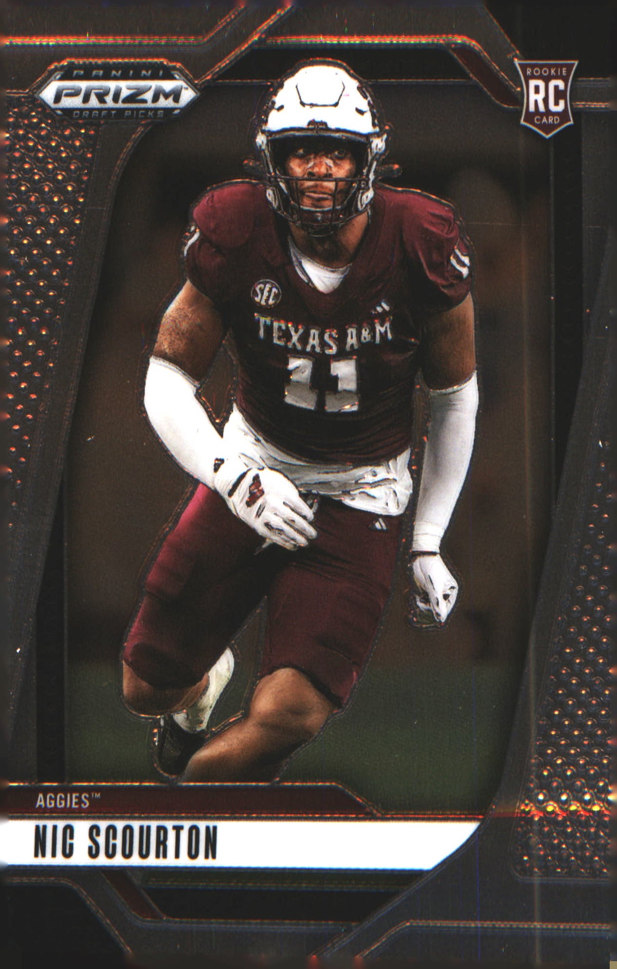 2025 Panini Prizm Draft Picks #131 Nic Scourton - Veteran Sports Cards FL