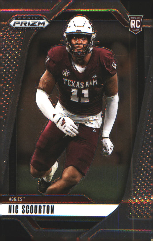 2025 Panini Prizm Draft Picks #131 Nic Scourton - Veteran Sports Cards FL