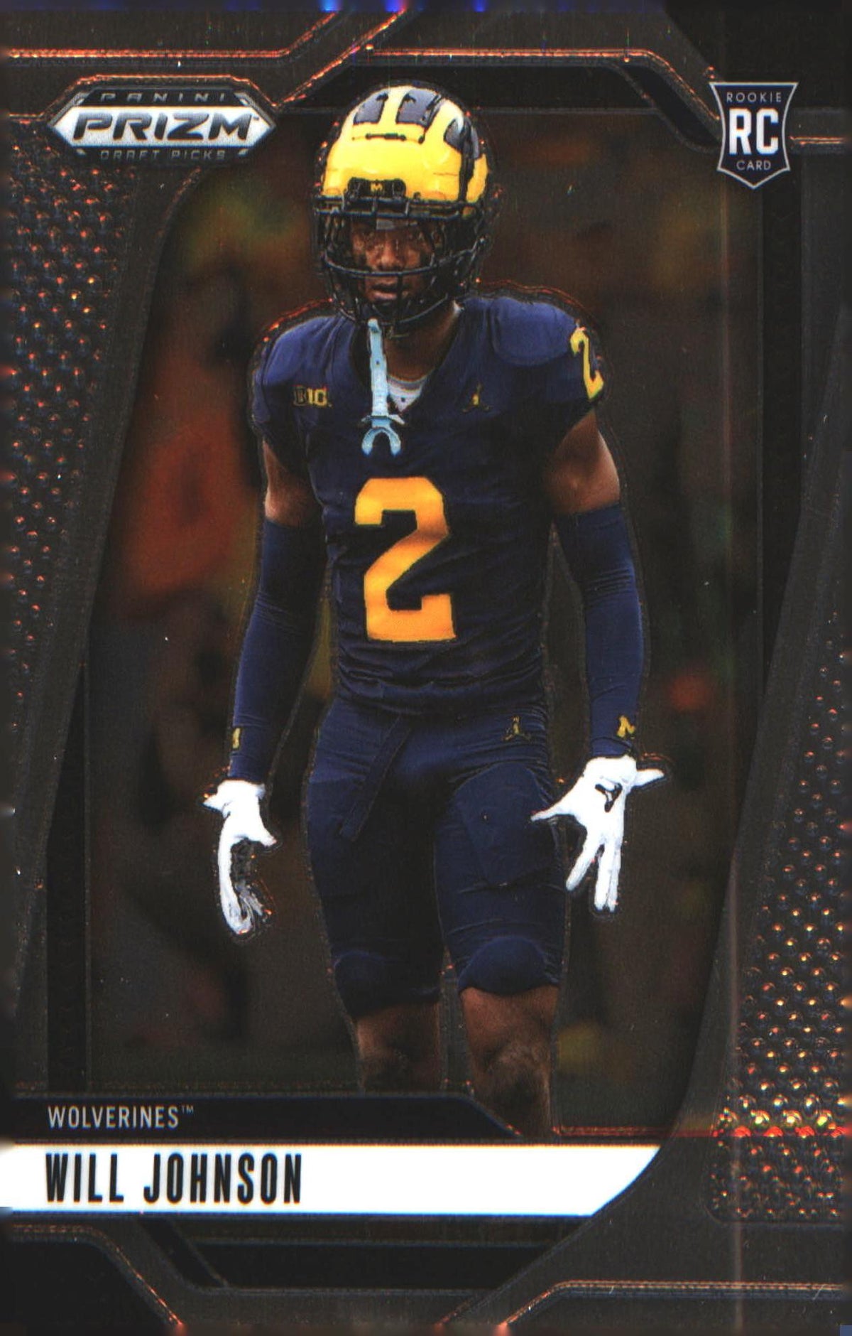 2025 Panini Prizm Draft Picks #60 Will Johnson - Veteran Sports Cards FL