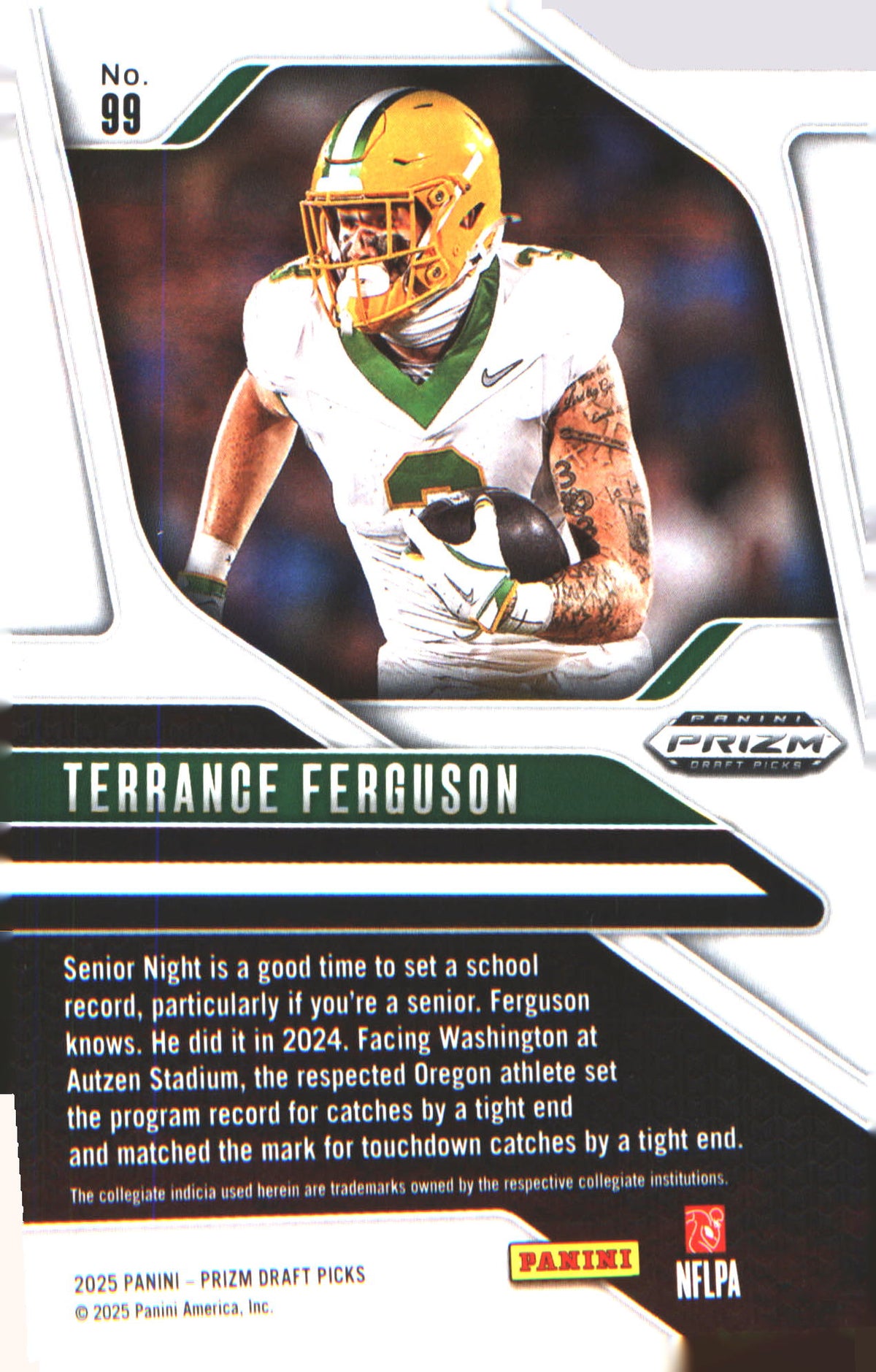 2025 Panini Prizm Draft Picks #99 Terrance Ferguson - Veteran Sports Cards FL